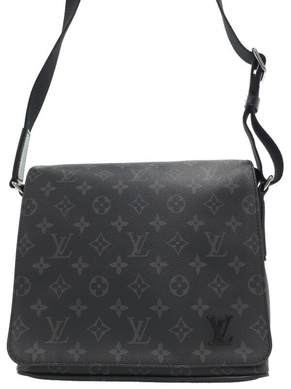 Louis Vuitton Monogram Eclipse Black District NM Shoulder Bag